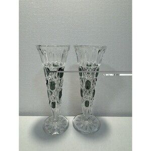 Anna Hutte lead crystal flower vases